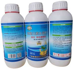 助旺源微量元素水溶肥料綠豐糖醇鐵